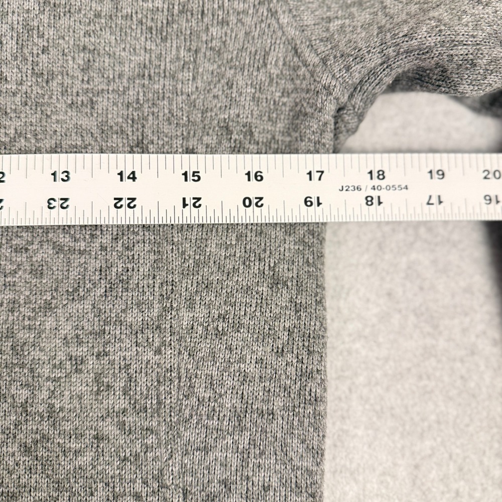 The North Face 1/4 Zip Fleece Sweater Pullover Womens Small Gray - Picture 7 of 12